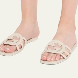 GUCCI
Palma GG Rubber Flat Slide Sandals